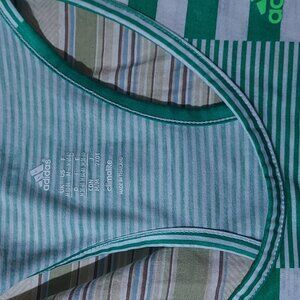 green racerback adidas tank top climalite